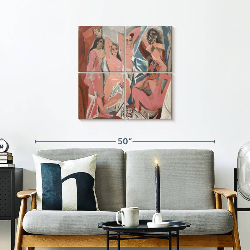Avery Les Demoiselles D'Avignon, H 26 po x l 26 po
