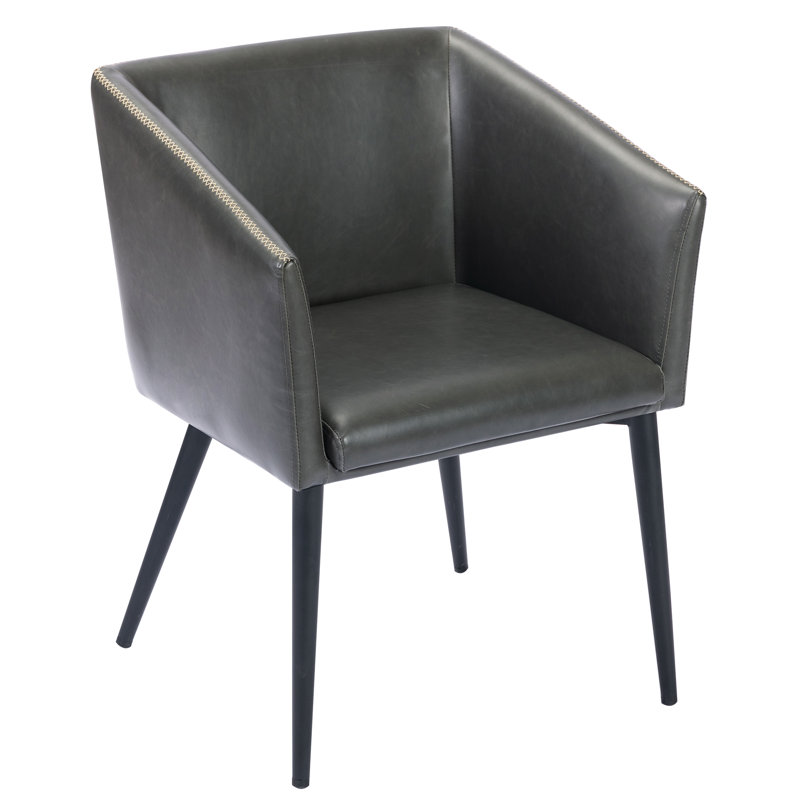 Fauteuil rembourré Strom, Gris