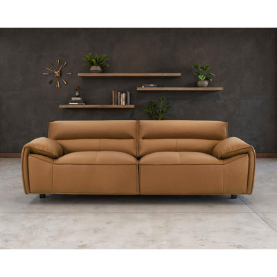 Hudson Orange Upholstered Sofa