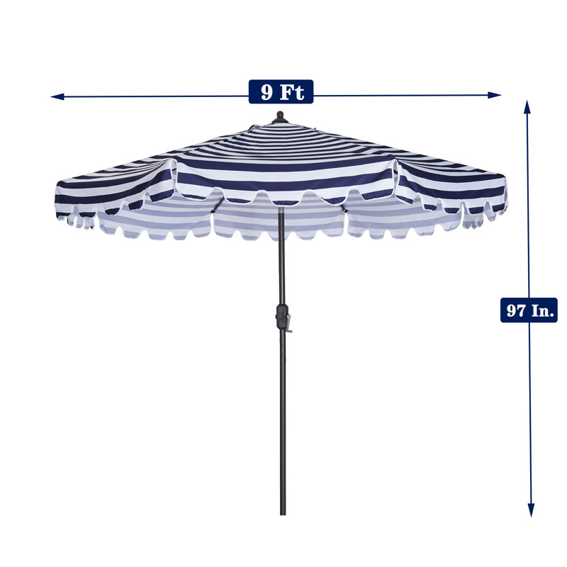 Parasol de marché 9 pi avec rabat 9 pi
