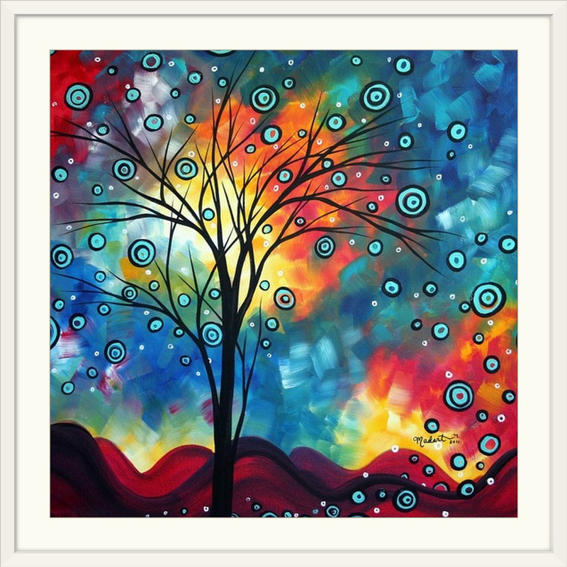 « greeting the aube » par megan duncanson, reproduction d’art, H 35 po x l 35 po x P 1,5 po, Toile