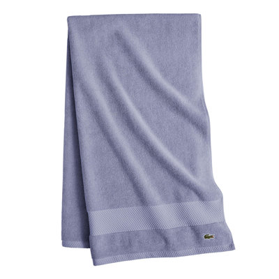 Serviette de bain en coton Lacost Heritage 30X54, 100% coton Supima, antimicrobien Micro-Fresh®
