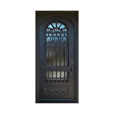 Wellington Single Arched Iron Door