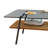 Shalia Rectangle Coffee Table with Meta Legs & MDF Storage Shelf-791344667-791344666