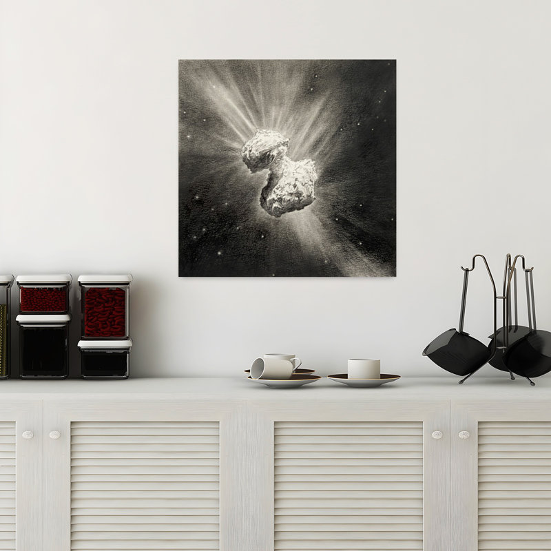 Contemporary Art Abstract Contemporary Landscape Nature Wall Art, 18" H x 18" W