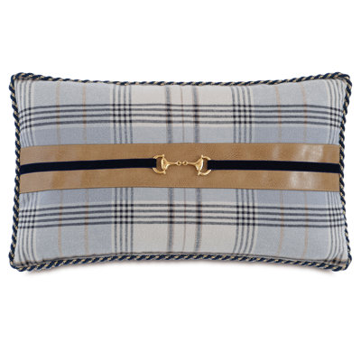 Arthur Appliqued Cotton Reversible Throw Pillow