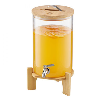Drink Dispenser Beverage Dispenser for Parties Glass with Stand