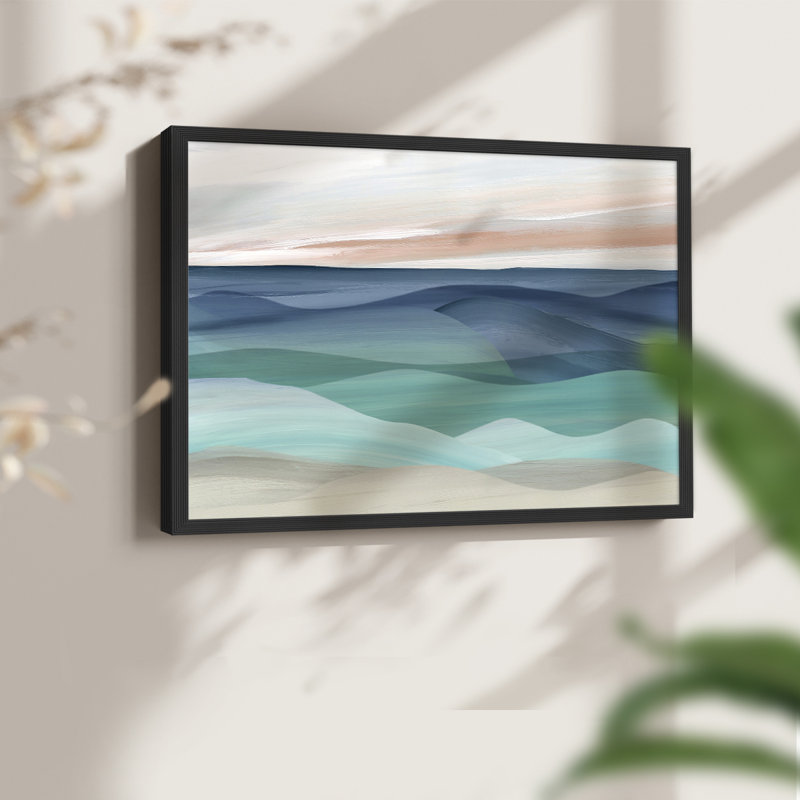 Shifting Seas -Framed Print - Restickable