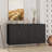 Fluted Buffet Cabinet With Adjustable Shelves For Accent Decor