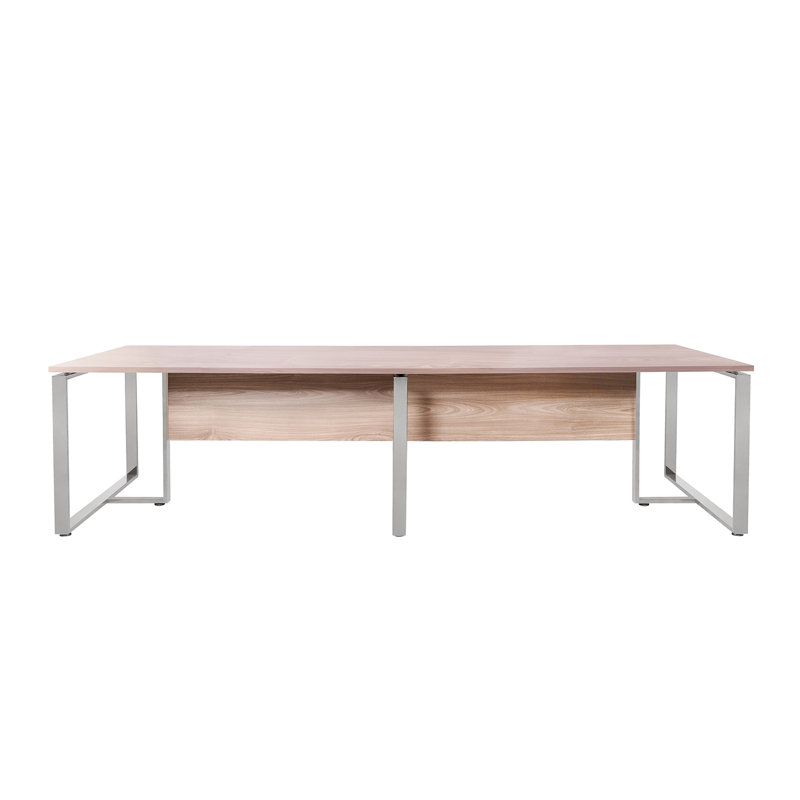 Table de conférence rectangulaire, Orme pâle, H 47,24 po x L 118,11 po x l 29,53 po