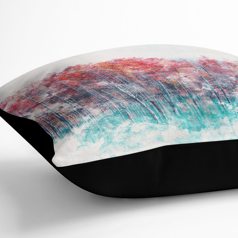 Square Throw Cushion, Black, 40cm H x 40cm W x 15cm D