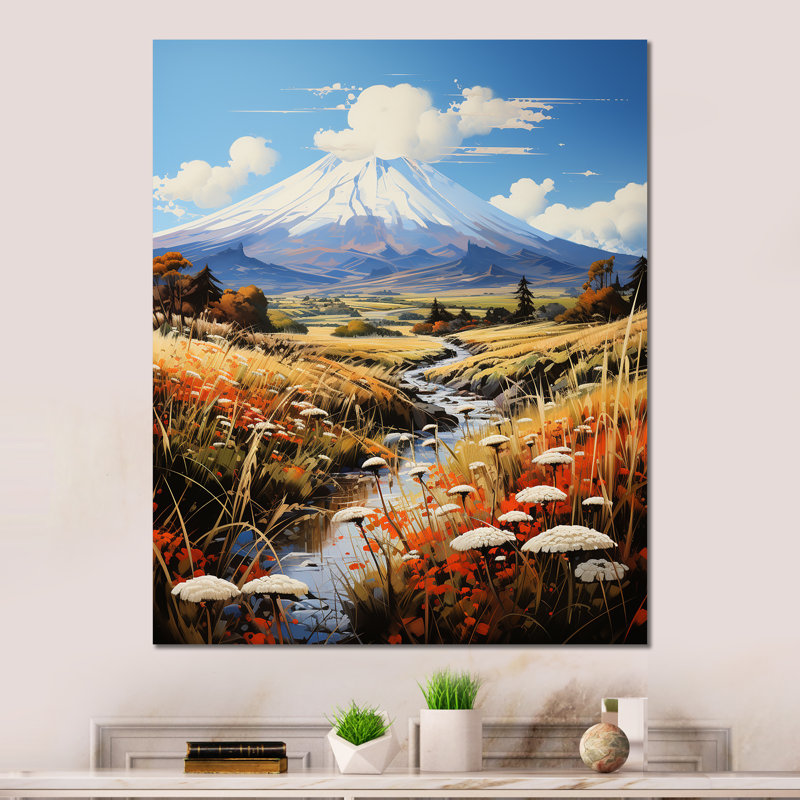 «Volcano Volcanic Contrasts I» sur, H 40 po x l 30 po