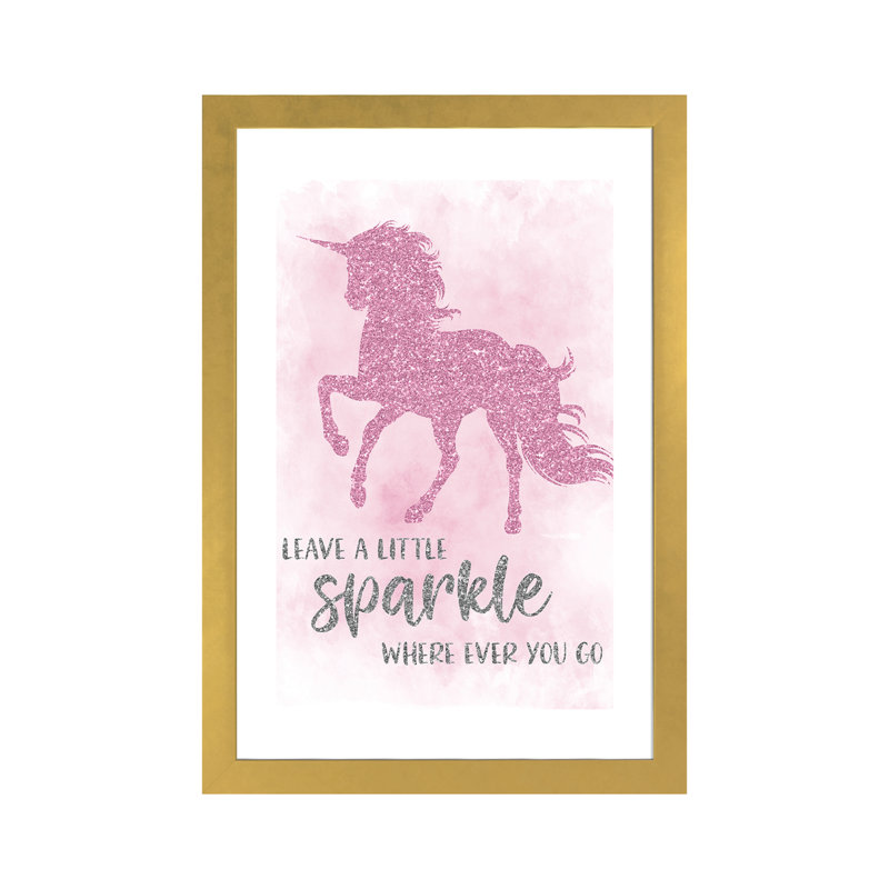 Art sparkle, H 24 po x l 16 po x P 1 po, Papier encadré doré
