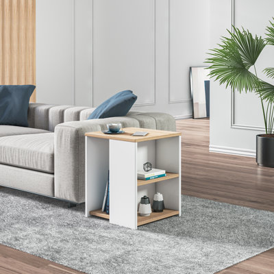 Pedestal End Table