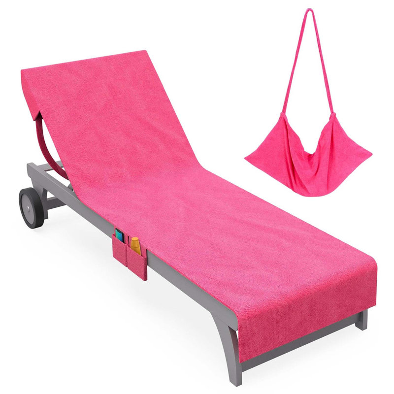 100% Cotton Beach Towel, Pink