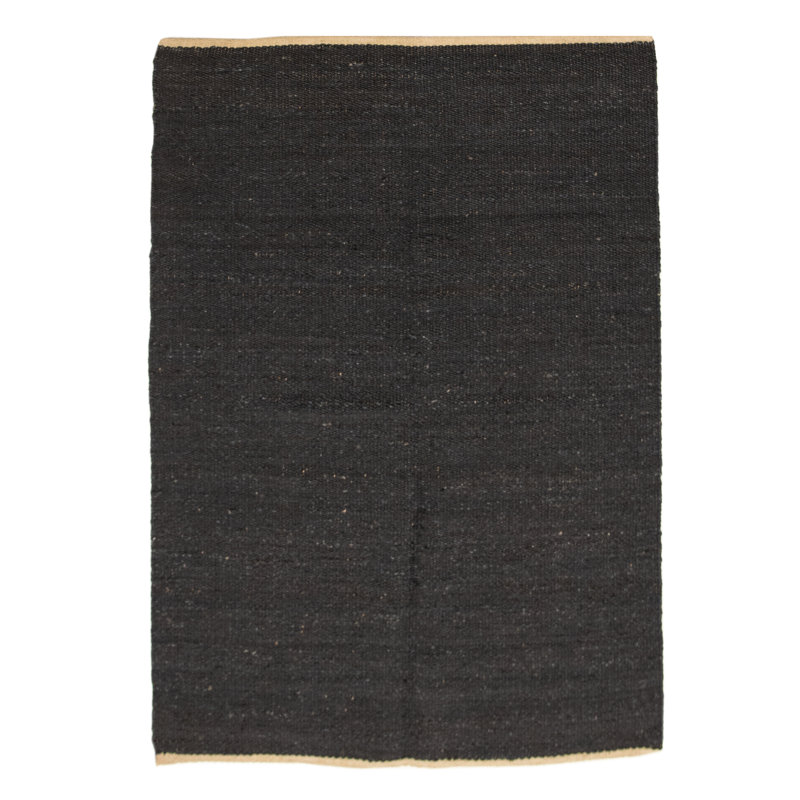 Nevins Solid Colour Hand Woven Shag Area Rug, Rectangle 171 x 241cm