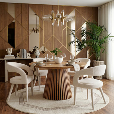 Ensemble de table de salle à manger 5 pièces Modern Modern