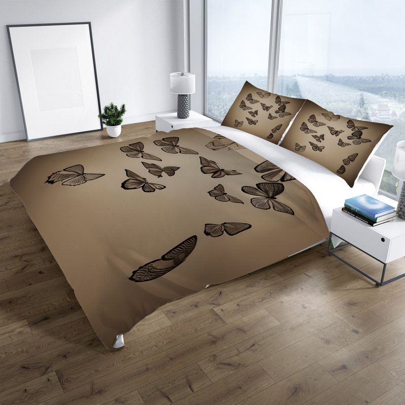 Polyester Animal Print Duvet Cover, King Duvet Cover + 2 King Shams