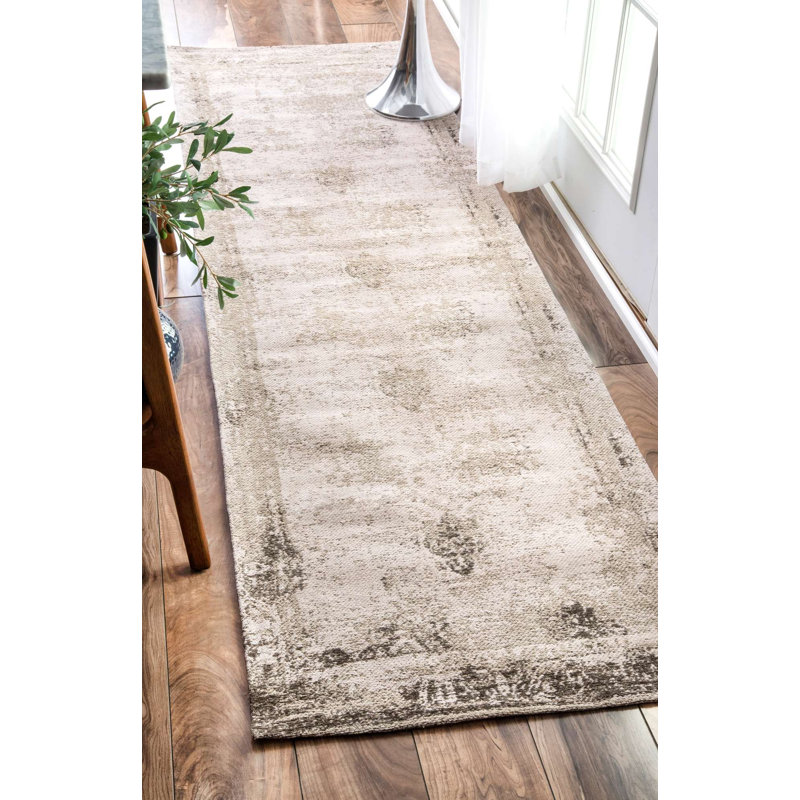 Noles Abstract Indoor Rug, Runner 2'6" x 12'