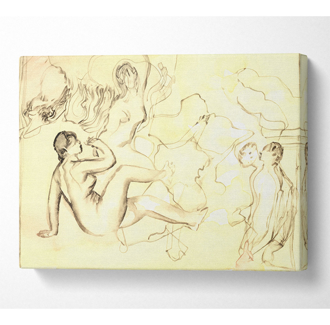 Renoir Bather 2 - Kunstdrucke auf Leinwand - Wrapped Canvas