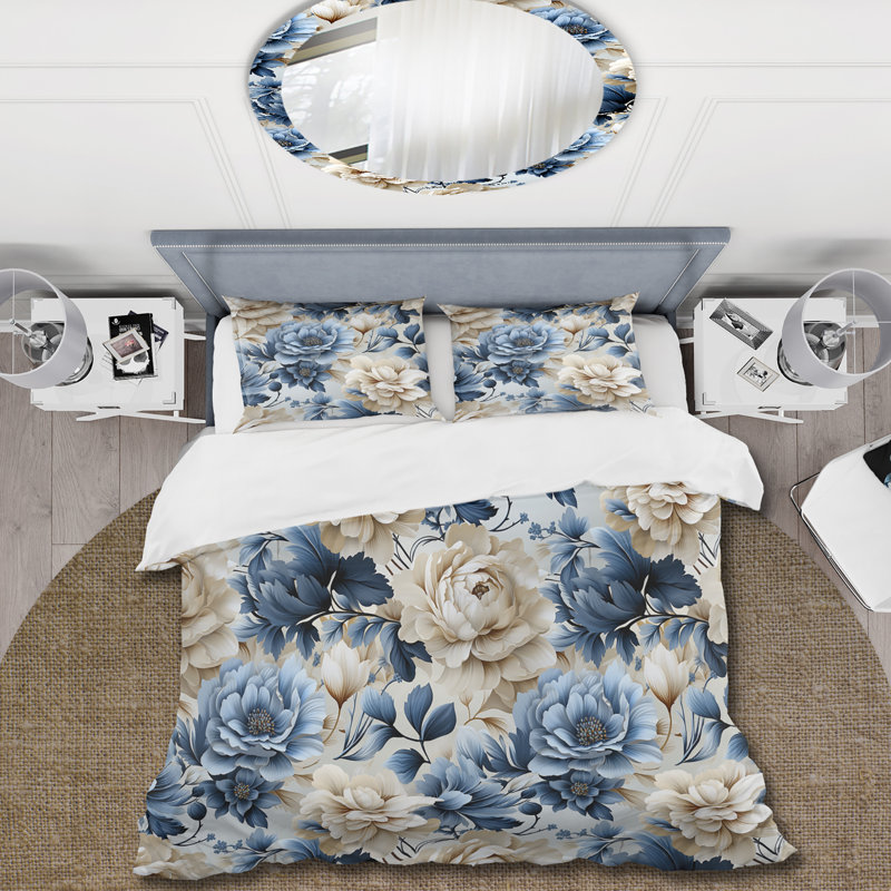 Literie Naowa, Housse de couette simple + 1 taie décorative stan