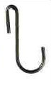 Premier Handcrafted Double Hook Pot Rack, Hammered Steel