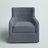Adele Tufted Upholstered Swivel Accent Armchair with Removable Seat Cushion-1245825665