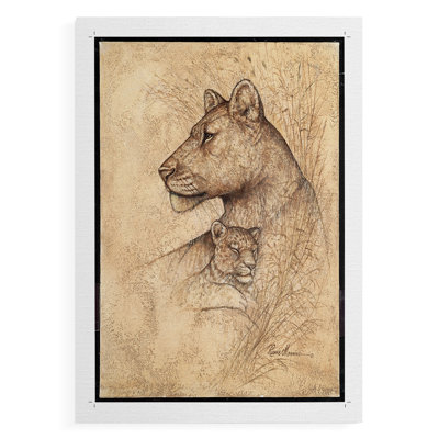 Protection de la mère - impression sur toile seulement - non encadrée