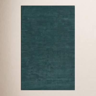 Guiness Handmade Wool Blue Rug