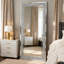 Large Silver Crushed Crystal Full Length Mirror