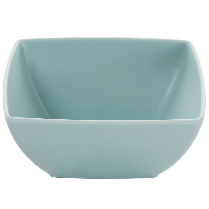 Mint Square Melamine Dinnerware Set, Service for 4