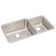 Lustertone 35.25" L x 20.5" W Double Basin Undermount Kitchen Sink