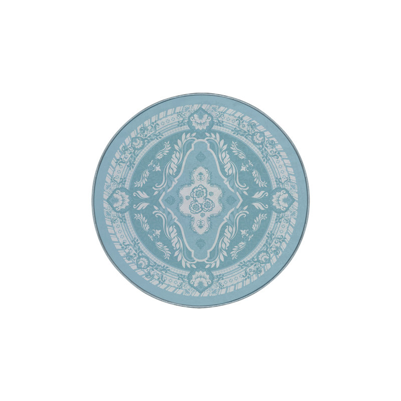 Oriental Indoor Rug, Round 3'