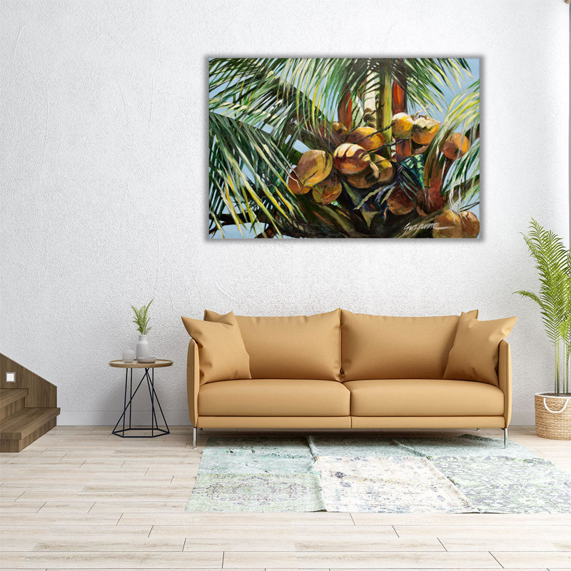 Los Cocos - reproduction d'art sur toile, H 20 po x l 30 po