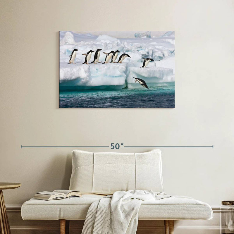 Pingouins d'Alie Alievie, H 24 po x l 36 po