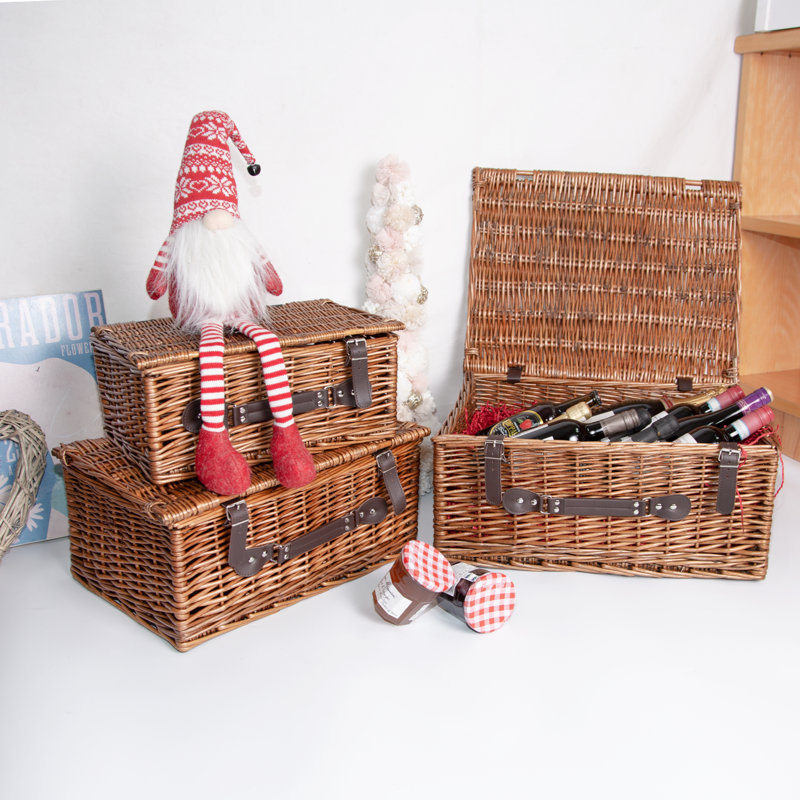 Wickerfield Wicker Decorative Basket, Large