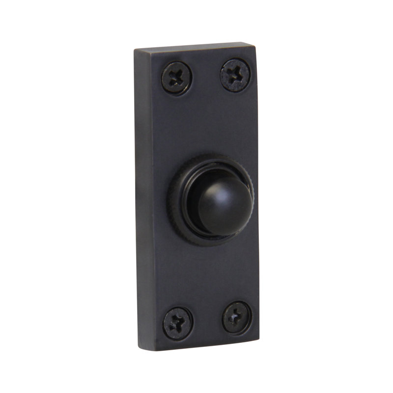 Bouton de porte en laiton, Noir