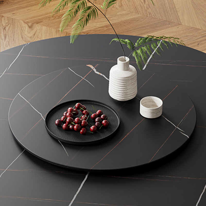 Sintered Stone Lazy Susan (Table Not Included), 0.47" H x 31.5" W x 31.5" L