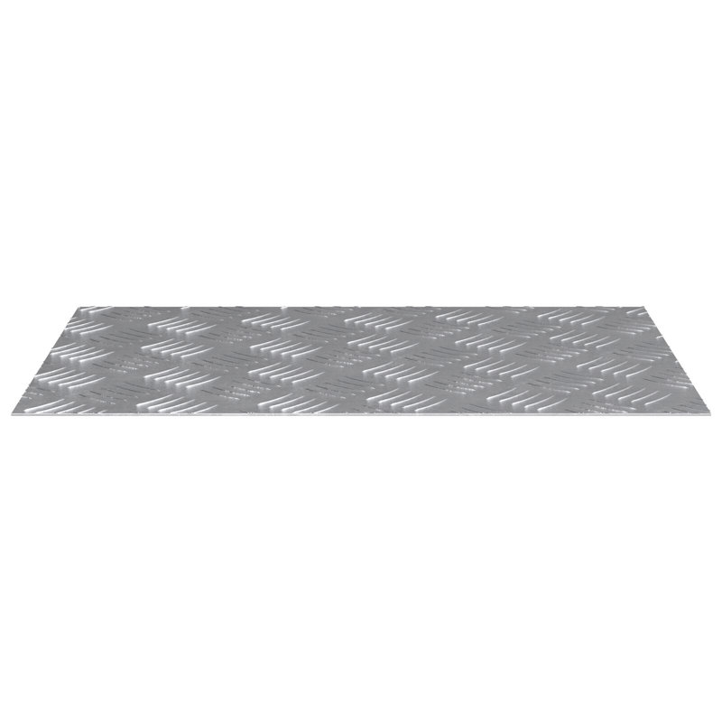 Rubber 0.3 Cm Non-Slip Stair Treads, Silver, Rectangle 40cm x 60cm
