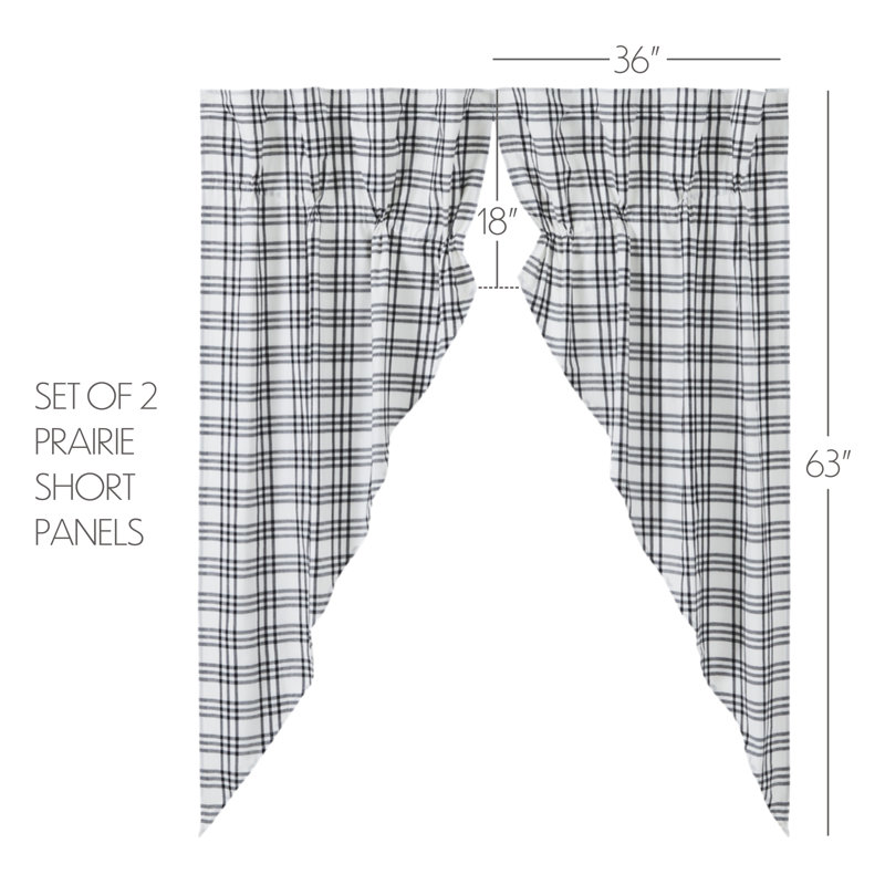  Panneau de rideau simple obscurcissant 100% coton avec passe-tringle, L 36 po x L 63 po