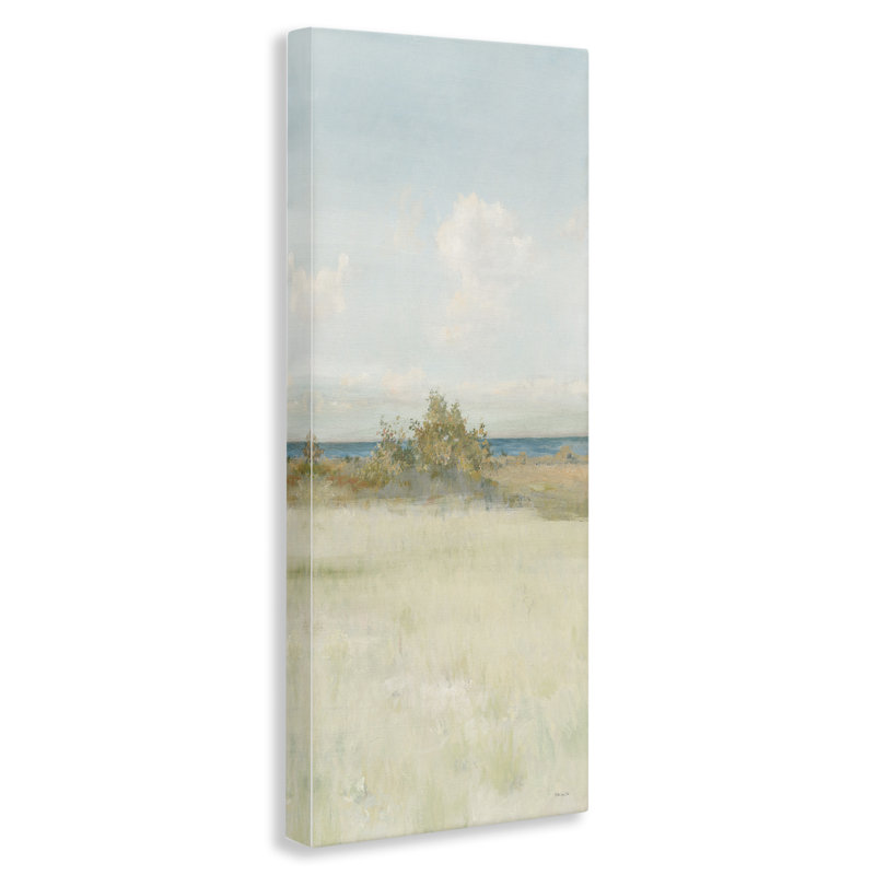 Art mural sur toile Végétation sur la plage par Steller Design Studio, H 30 po x l 13 po