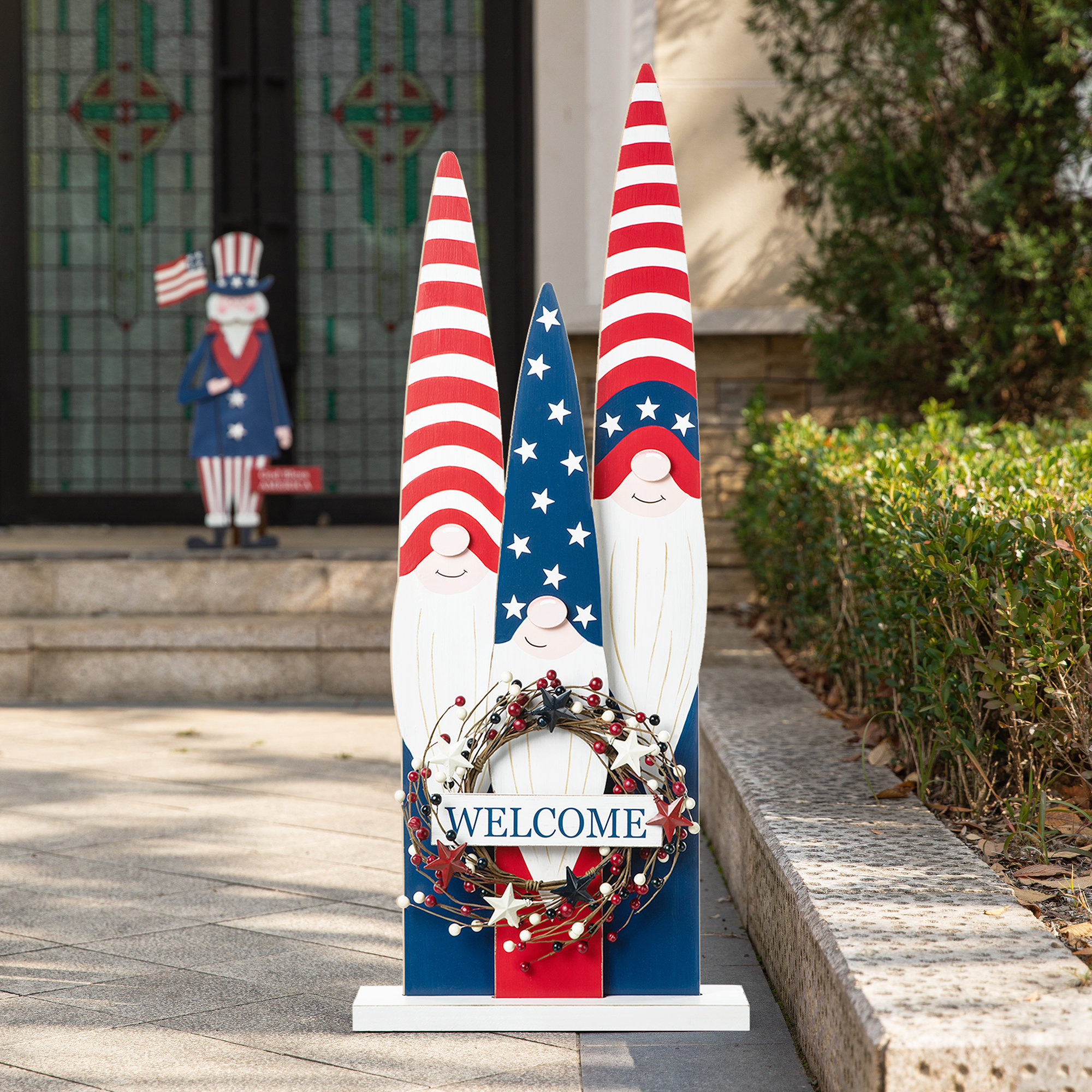 American Flag Mailbox Cover Magnetic Standard Size 18" X 21" USA