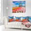 Dutch Windmills and Garden - Coussin imprimé abstrait-30617635-30617639