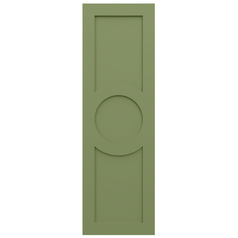 Volets EnduraCore Composite Center, Vert mousse, 15"W, H 79 po
