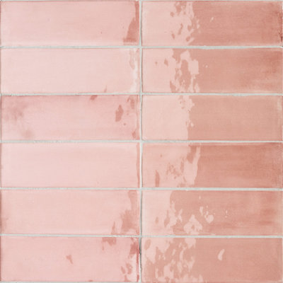 Italian Glazed Pink Panther 2 x 6.5