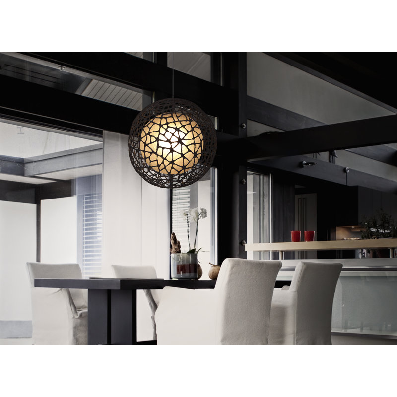 Cuc Me 1 - Light Chandelier, 39.5" H x 39.5" W x 39.5" D, Brown