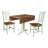 Ishka 2 - Person Solid Wood Dual Drop Leaf Pedestal Dining Set -103976473