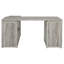 Bureau en forme de L à 3 tiroirs Tona Grey Driftwood-286626001