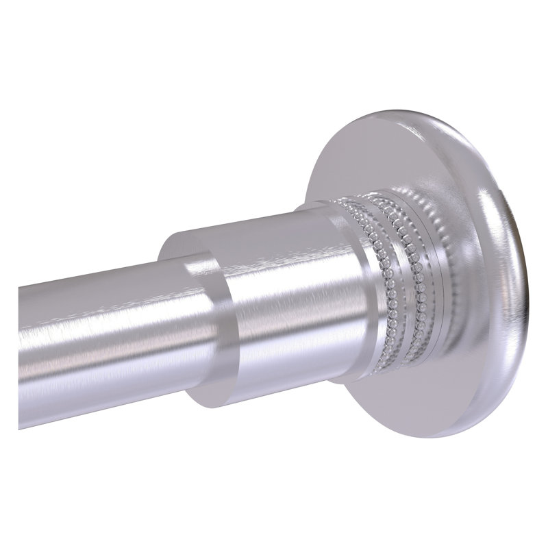 Supports de tringle de douche Goble, Chrome satiné