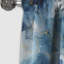Blue Ethereal Elegance Marble Pattern - Abstract Marble Marble Blackout Curtain - 1 Panels-107538729
